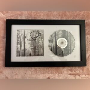 Taylor Swift Folklore CD in frame